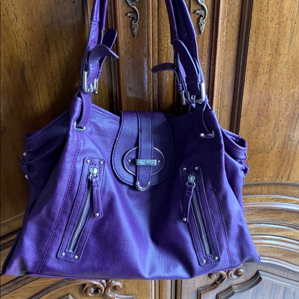 Purple Nine West purse
